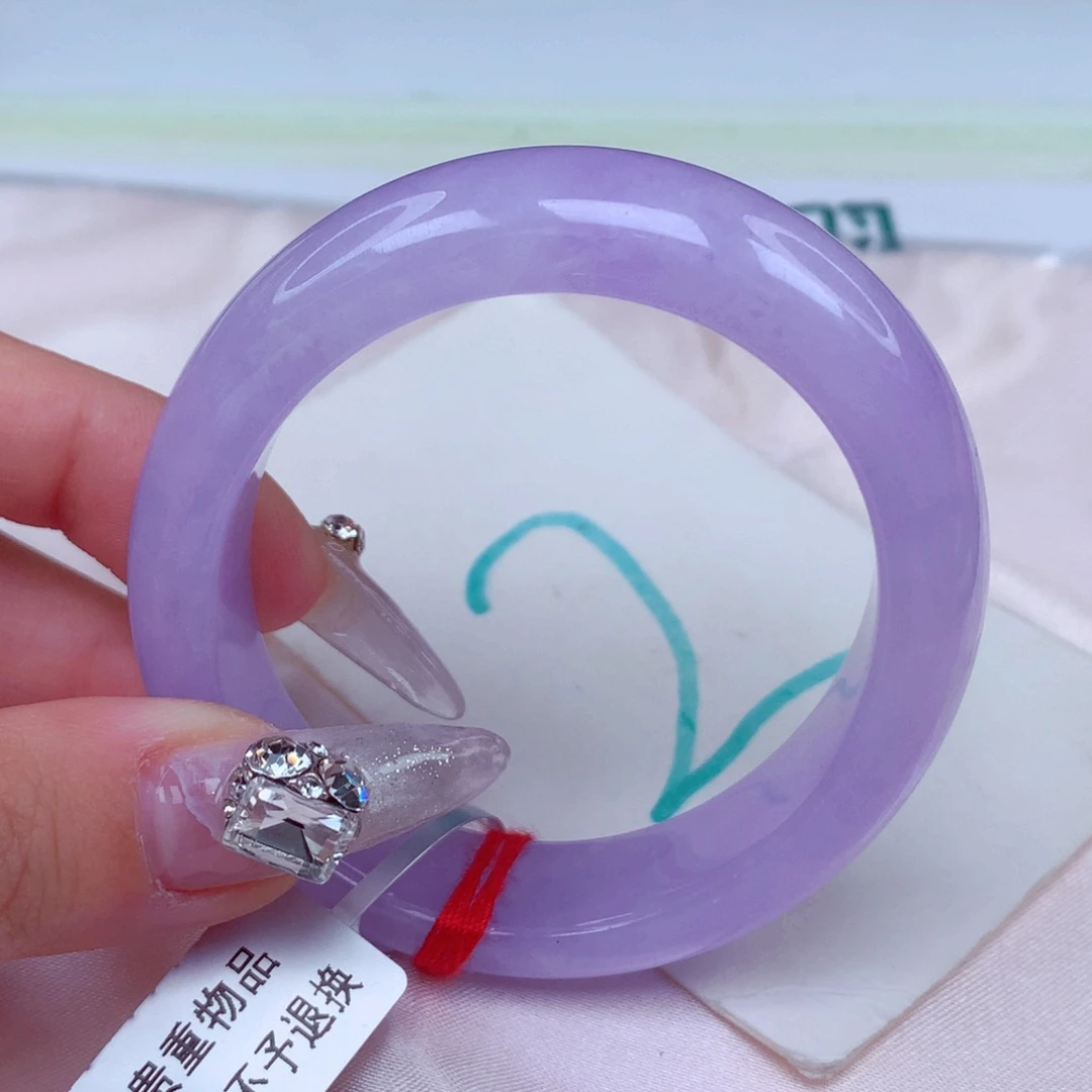 翡翠手镯未镶嵌天然缅甸翡翠A货手镯 贵妃