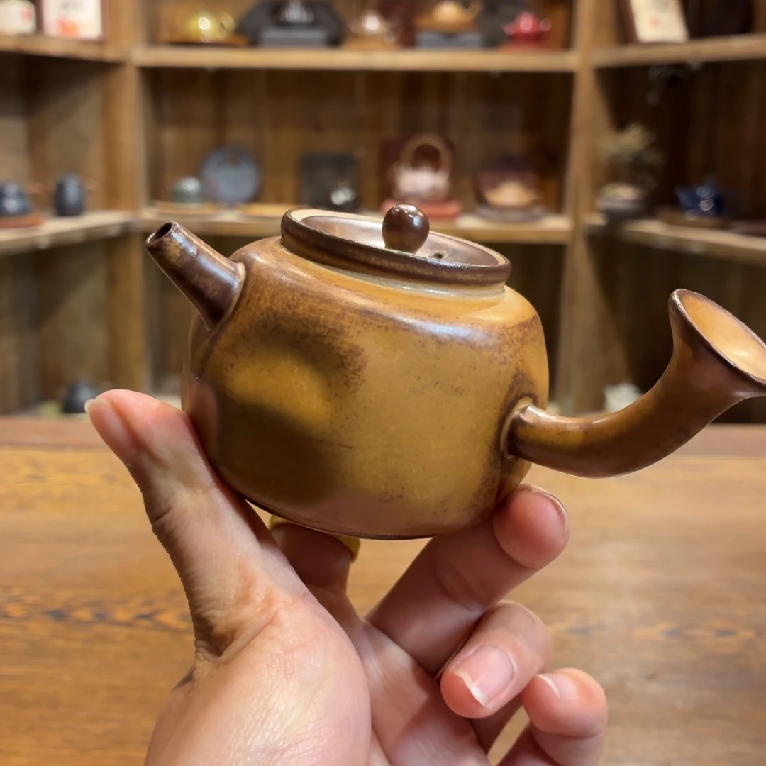 柴烧老岩泥茶器皿