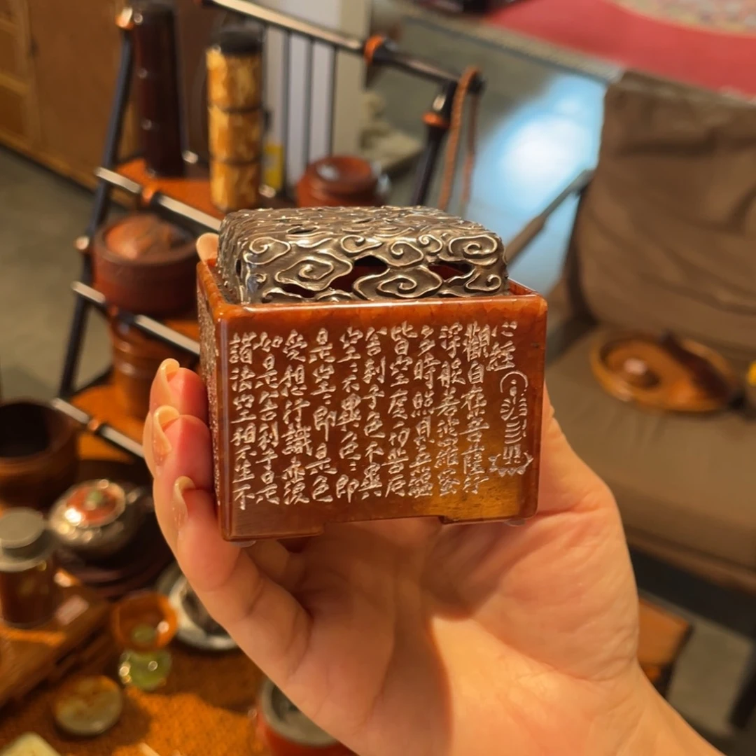 茶壶紫砂用****0石头银香炉