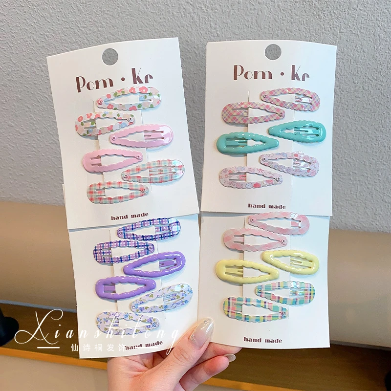 2025年韩版儿童夏季多巴胺彩色bb夹女童前额侧边刘海夹宝宝碎发夹