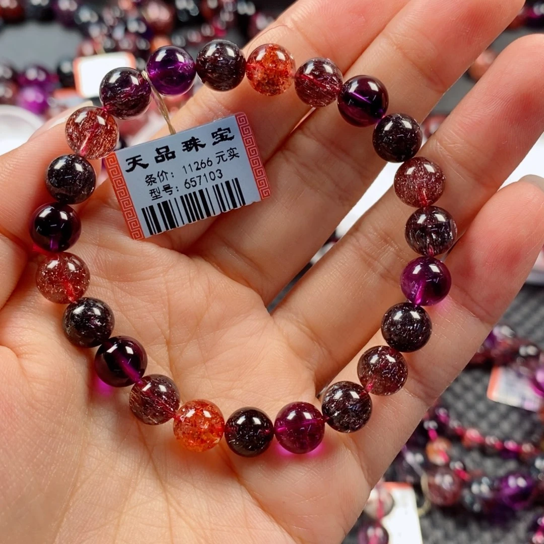 水晶手链未镶嵌超七手链657103