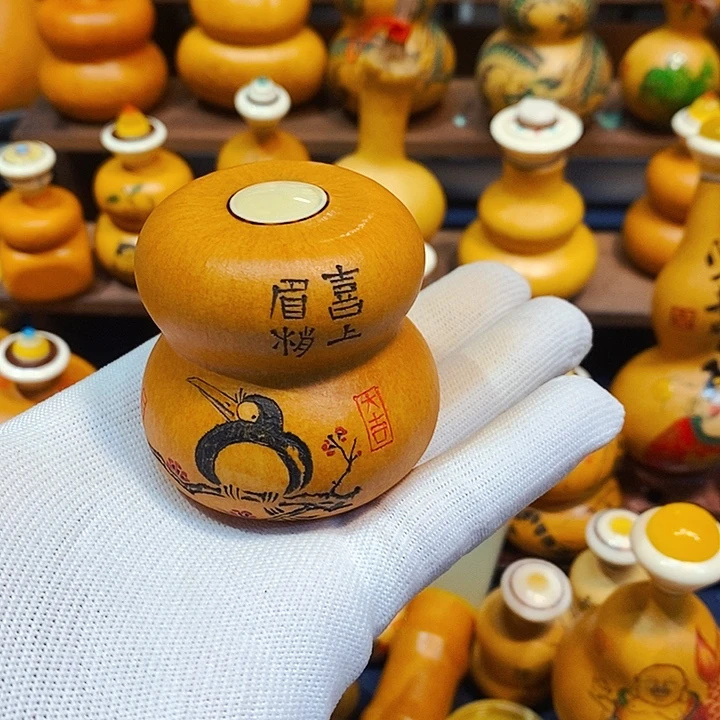 蜜蜡内镶口葫芦葫芦