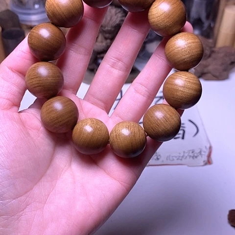 檀香木手串/手链檀香黑肉2.0/12横纹虎皮