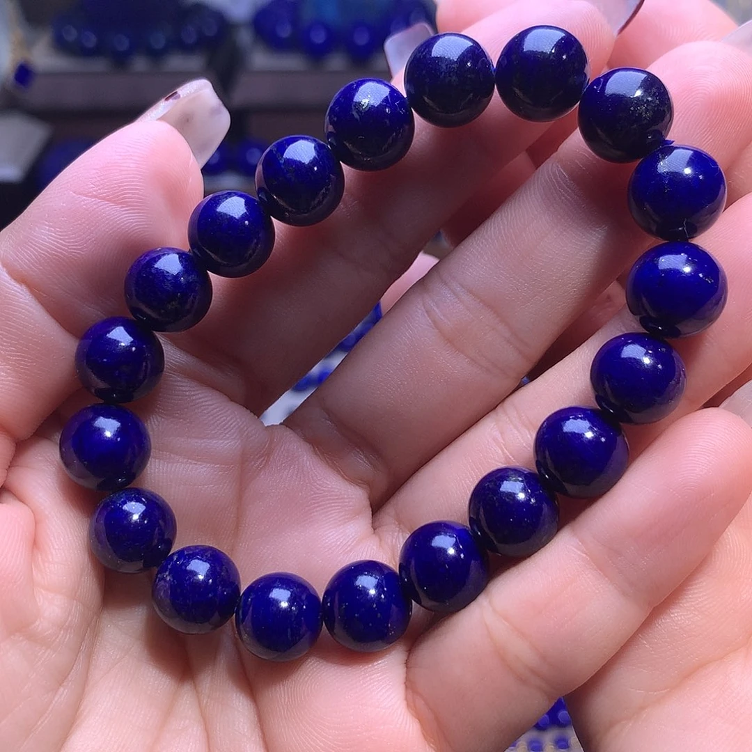 青金石未镶嵌10.8m黑加仑