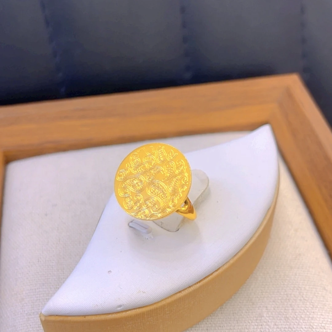 铜合金戒指 575新款时尚戒指ئەڭ يېڭلىق بادام ئۇزۇك