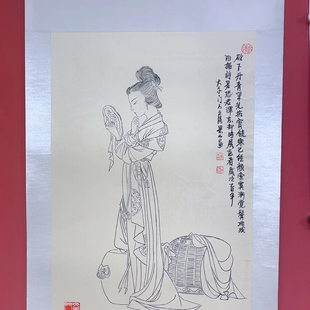 国画侯果山老师亲笔手绘作品朵