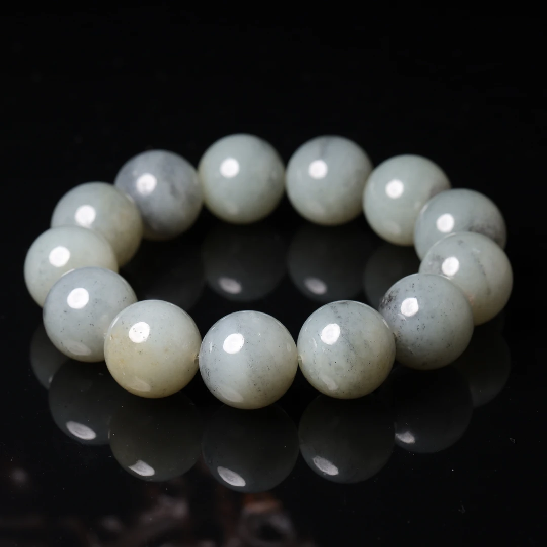 清代和田玉青花手串-NX