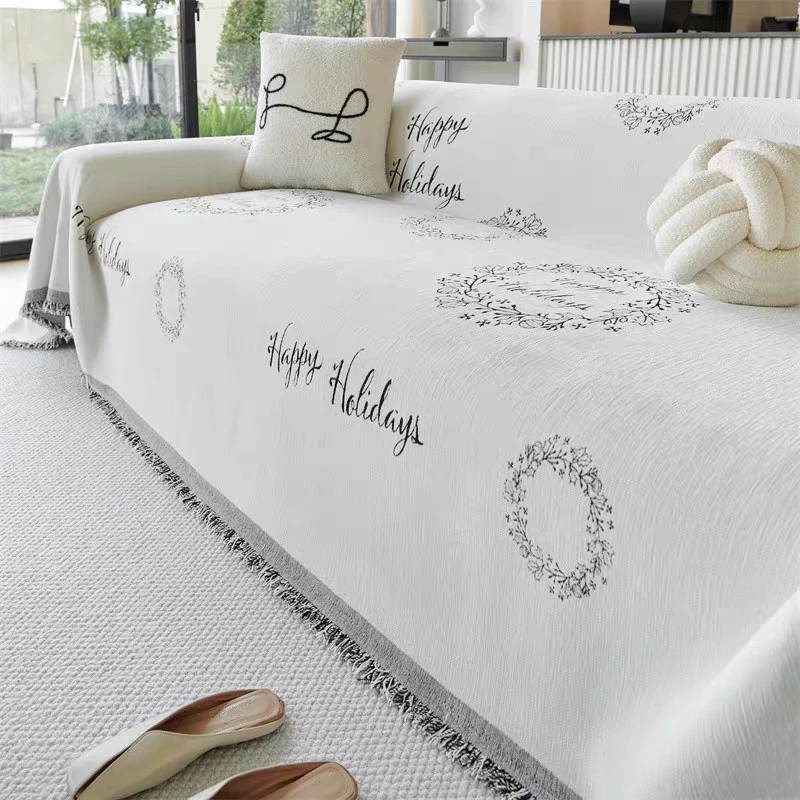 高级感沙发垫全包盖布新款防猫抓沙发巾四季通用一整张坐垫全盖毯