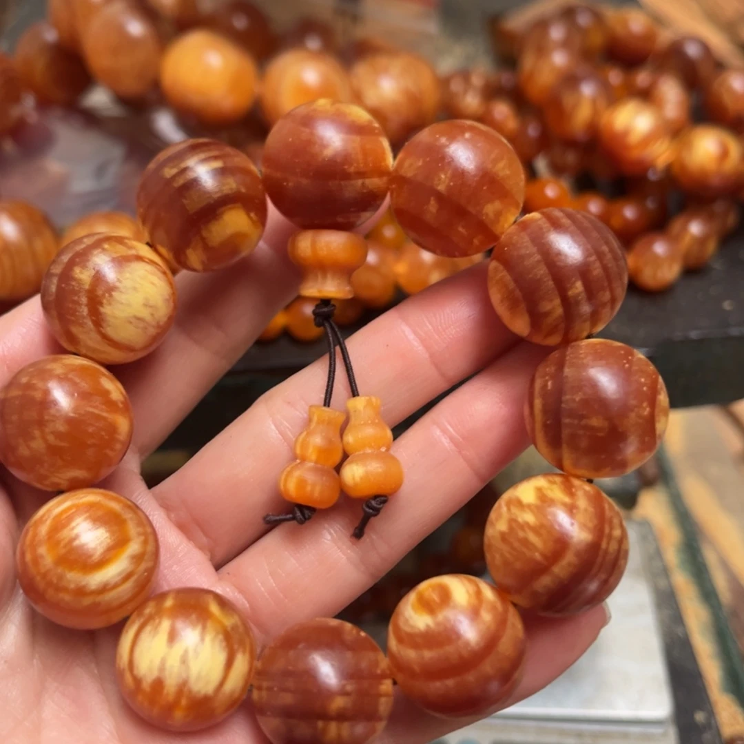 松木（琥珀木）手串/手链2.0三通