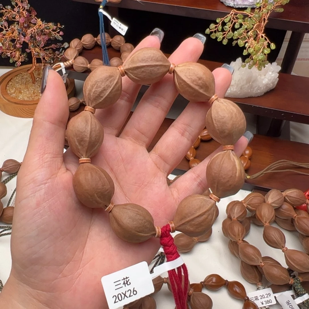 满***$手串/手链橄榄核梅林铁核手串/20X26