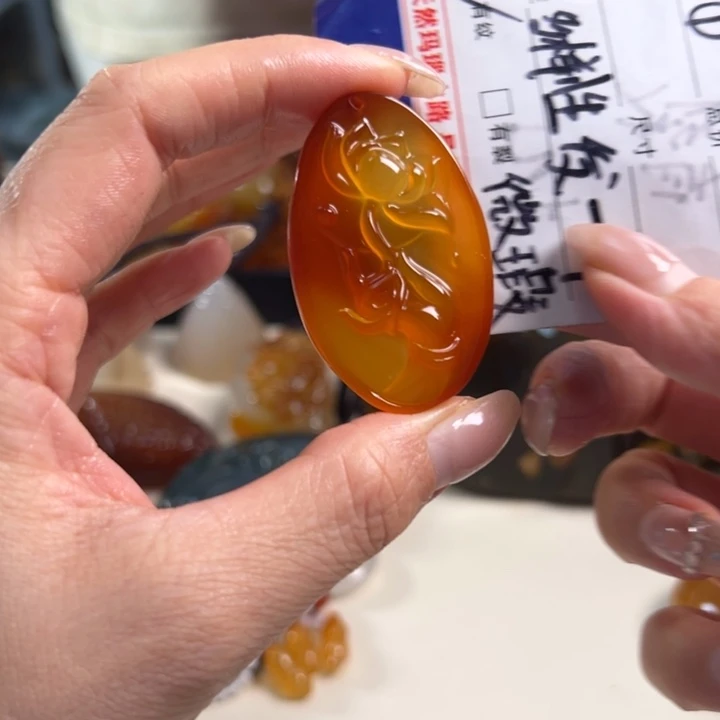 玛瑙/玉髓吊坠(不含链)未镶嵌