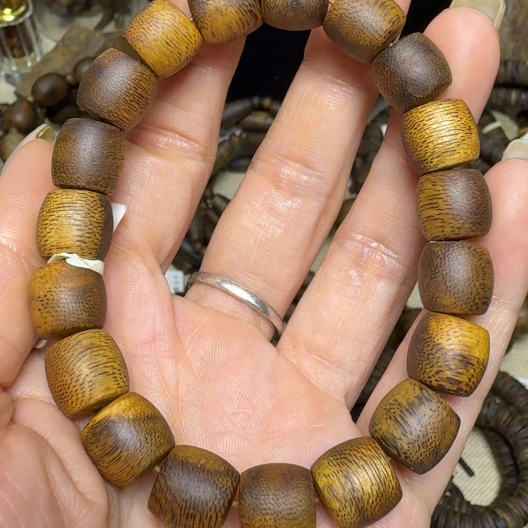 手串沉香鼓珠陆河卡1.0-8克多样性发货一条