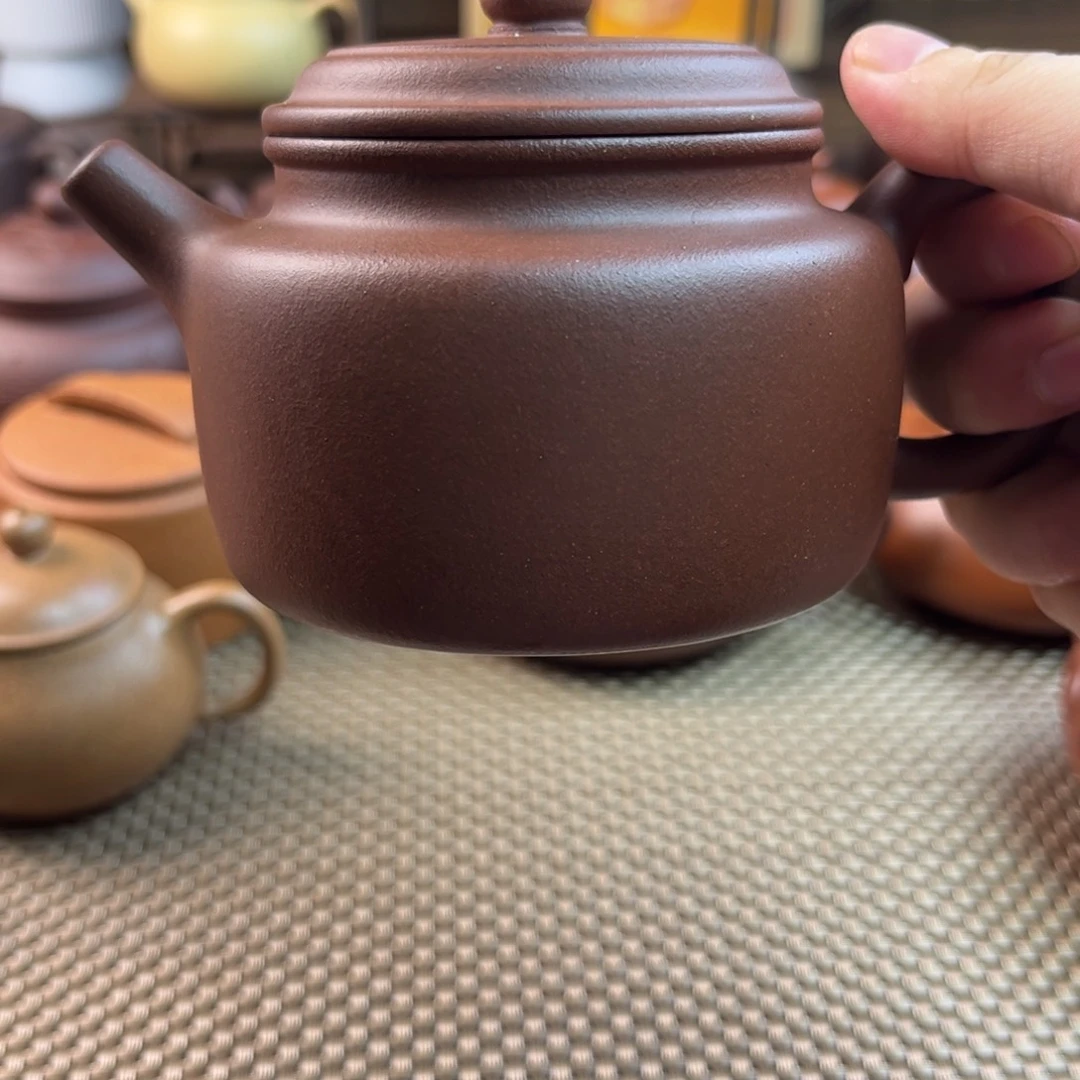 北***影茶壶紫砂手工制作手工制作