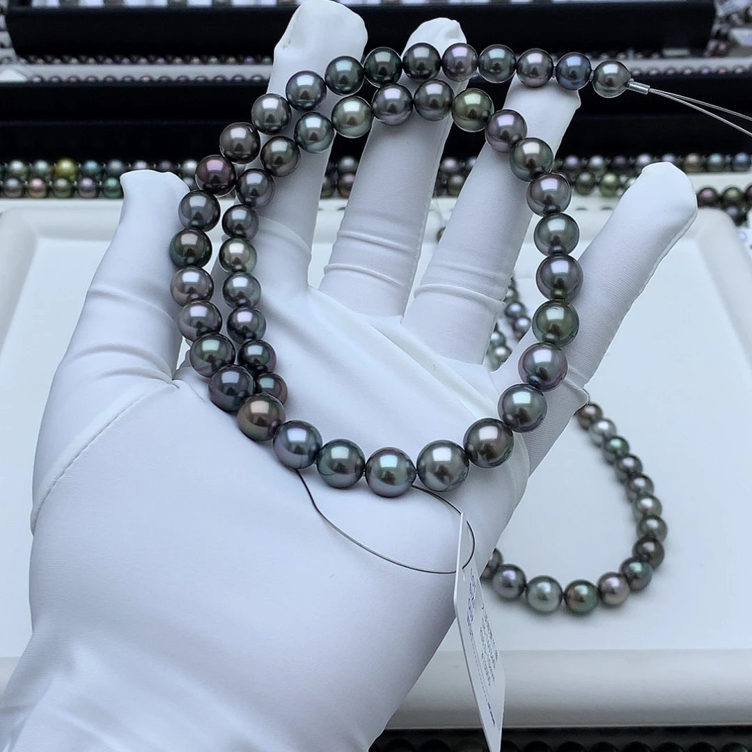 海水珍珠项链未镶嵌大溪地珍珠项链