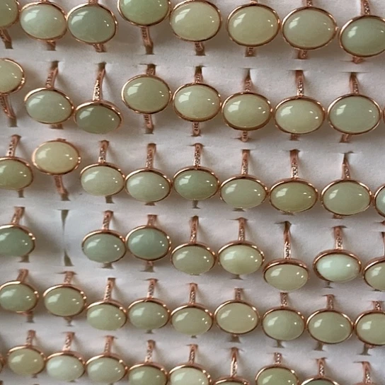 和田玉戒指未镶嵌多样性发其一