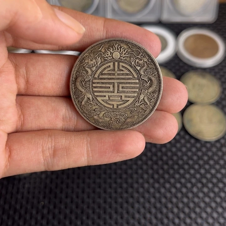 金属大头龙洋船洋工艺品