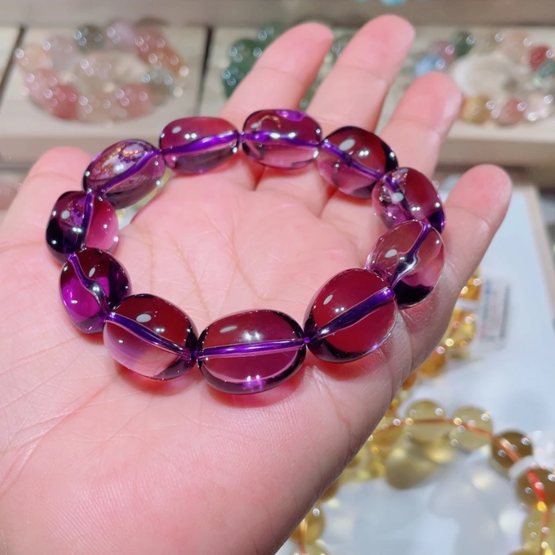 吉***z未镶嵌水晶手链紫水晶手链61.74