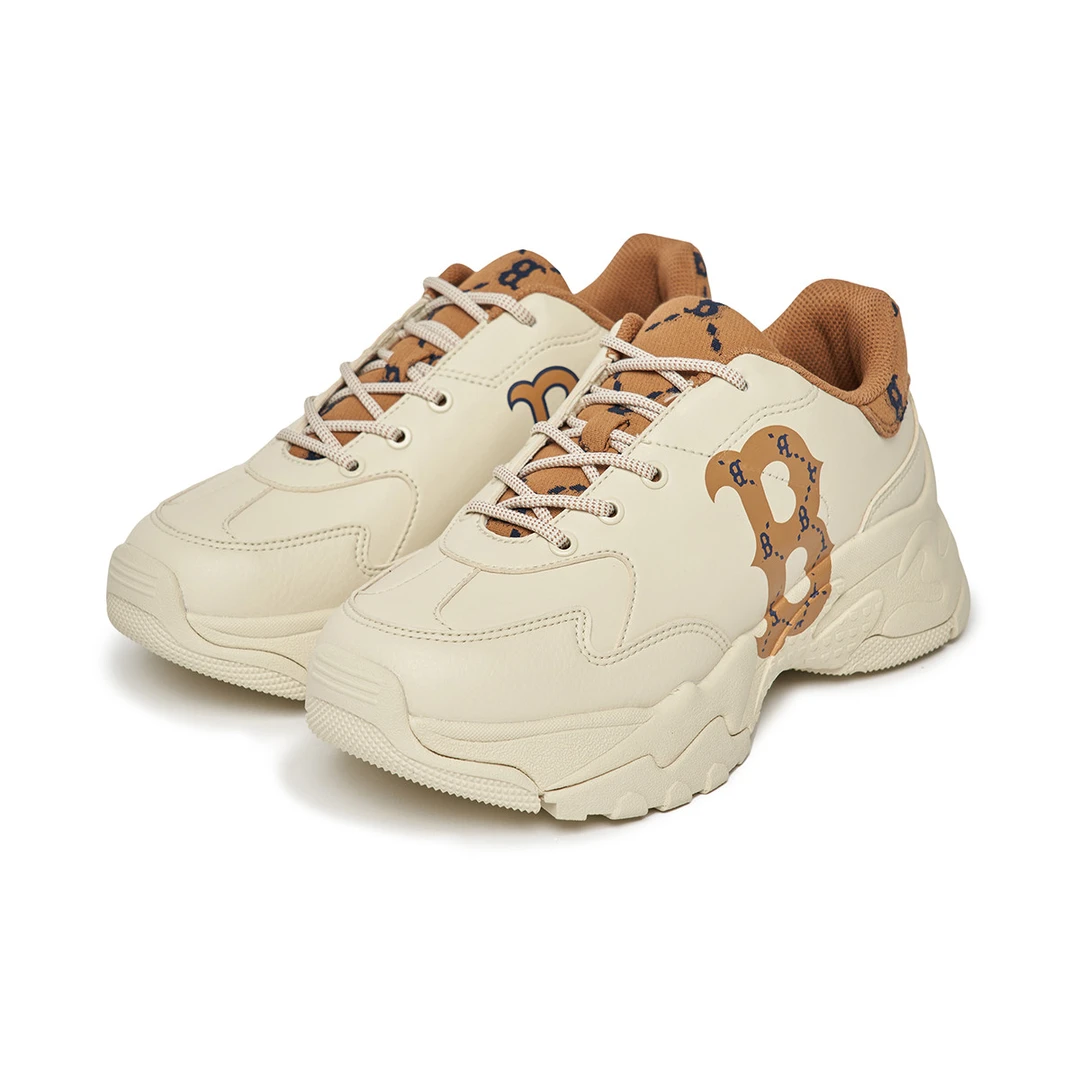 MLB鞋子男鞋女鞋老花满标时尚厚底运动休闲鞋流老爹鞋3ASHCDM2N