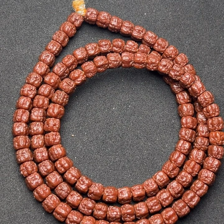 金刚菩提吊坠龙切佛手红串108尺寸6.5+