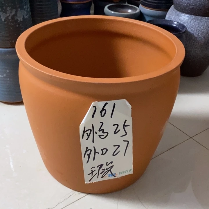 粗陶红陶绿植花盆761