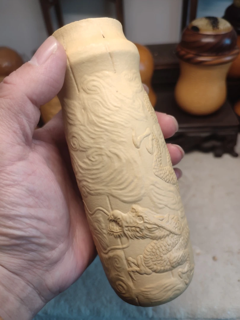 特价葫芦虫具:花模京棒子器型醒模作品《云龙》，肚55到翻高131