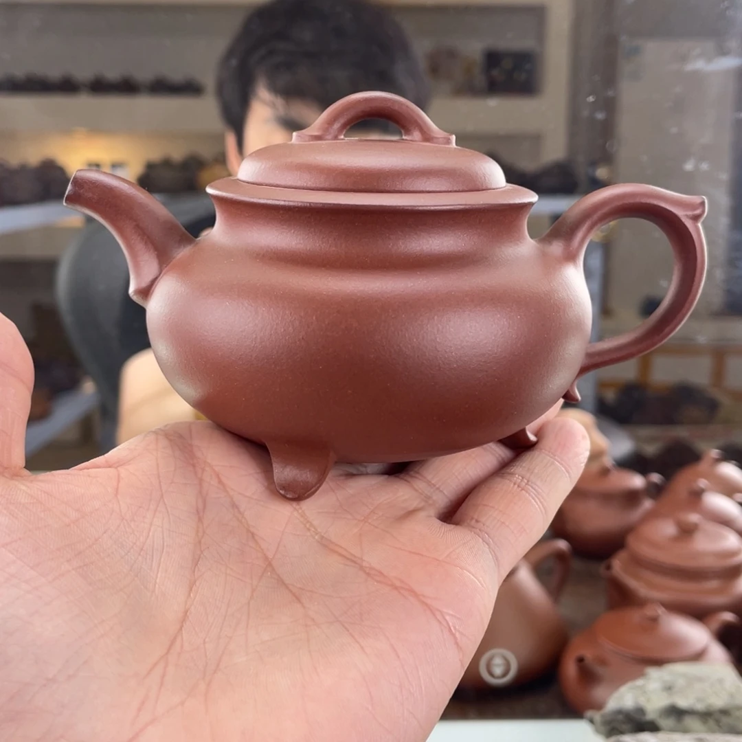 茶壶紫砂220cc红皮龙茶壶