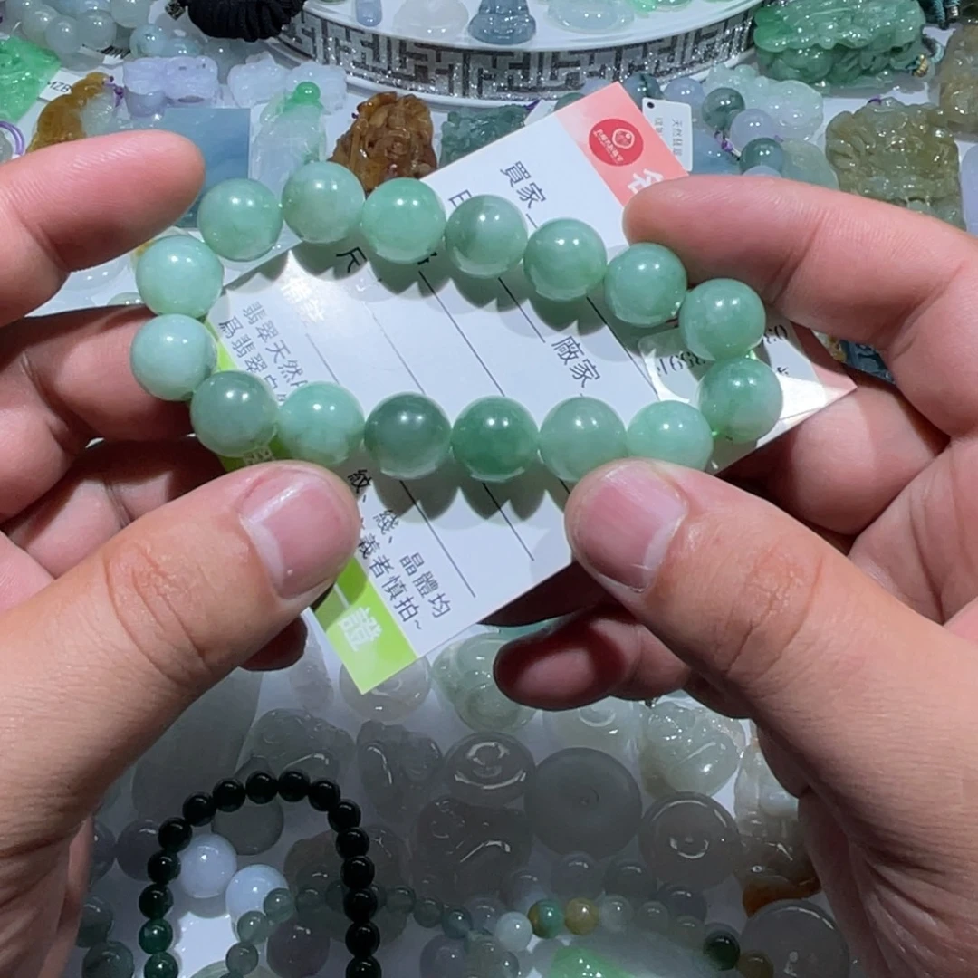 翡翠未镶嵌颈饰天然