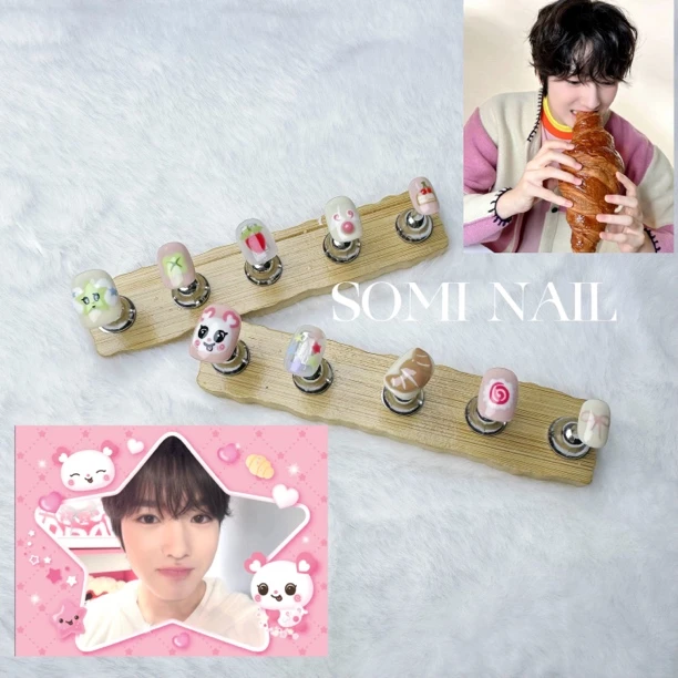 【Sakuya】NCTWISH属性穿戴甲定制原创手工捏捏可爱穿戴式ins风清新