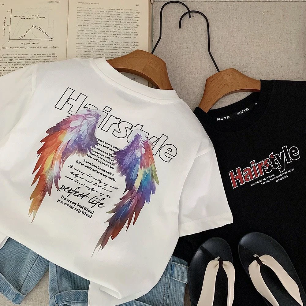 100%纯棉男童短袖痞帅夏季新款帅气儿童半袖休闲男宝潮牌T恤上衣