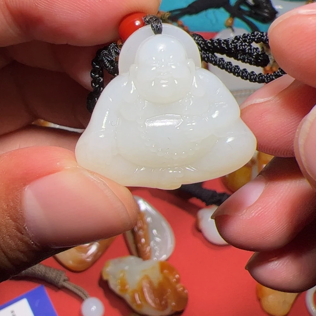 和田玉未镶嵌吊坠(不含链)