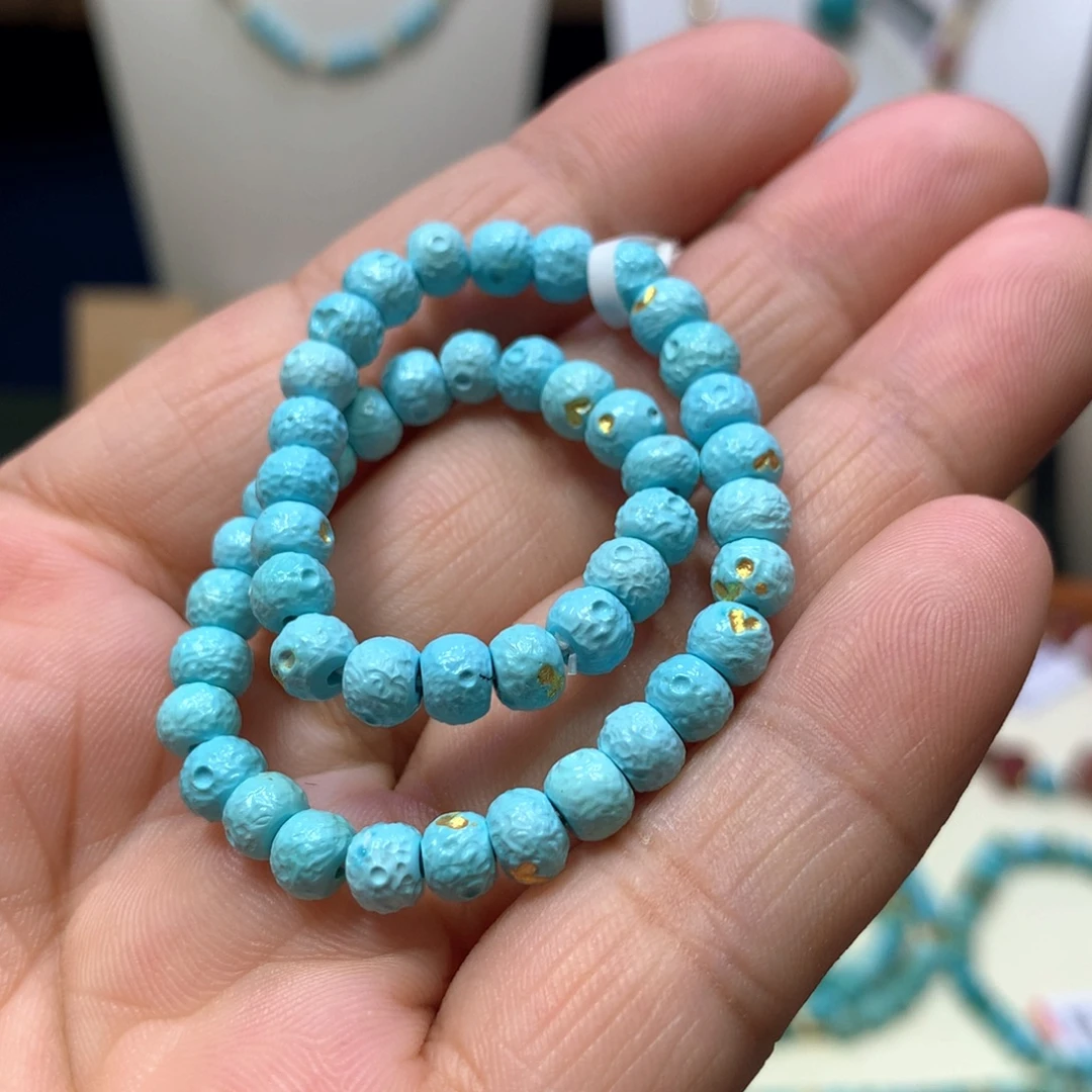 未镶嵌绿松石老型5mm