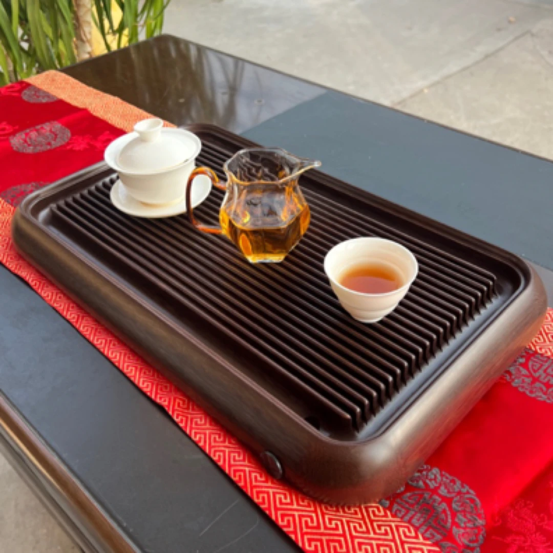 『景舟款』电木茶盘紫檀色家用办公功夫茶具景舟款