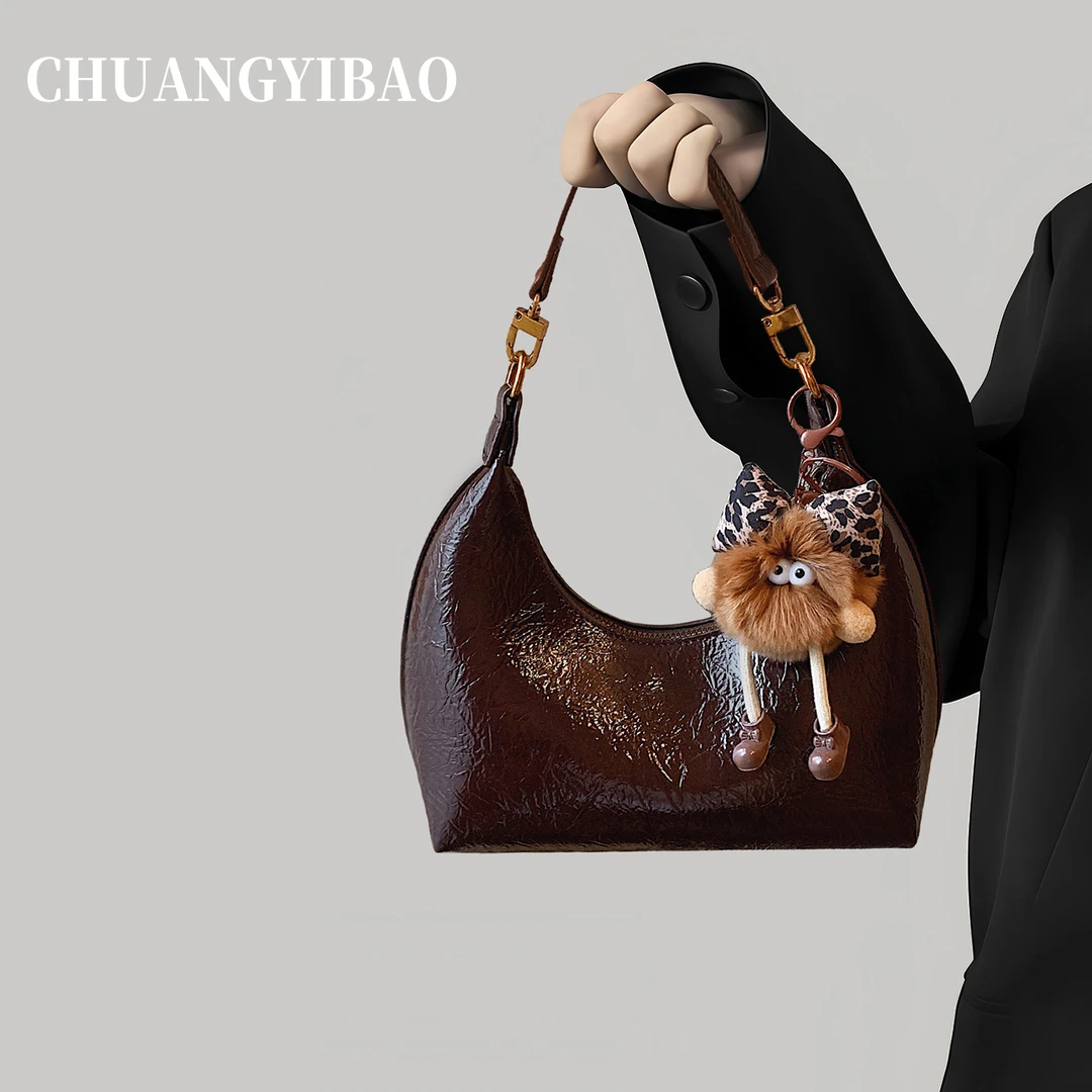 超火手提腋下包包女式2025新款秋冬高级感轻奢小众时尚单肩斜挎包