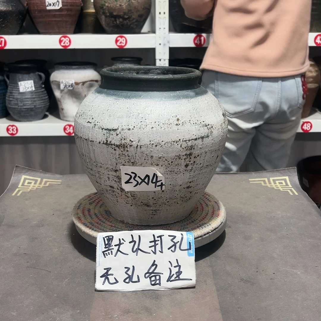 红陶41灰白无孔备注