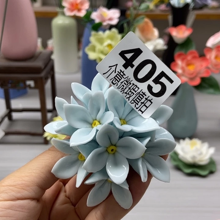 陶瓷手工制作陶瓷花