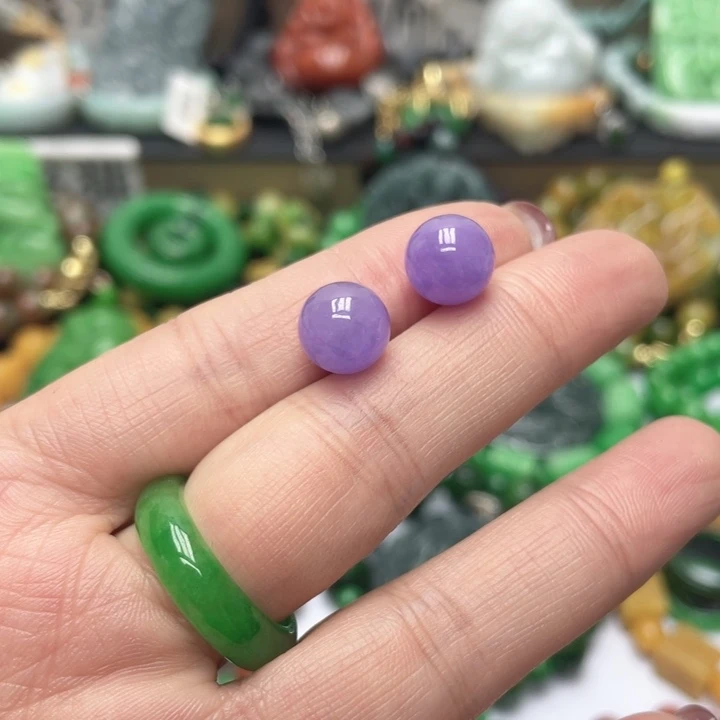 翡翠未镶嵌手链耳坠15