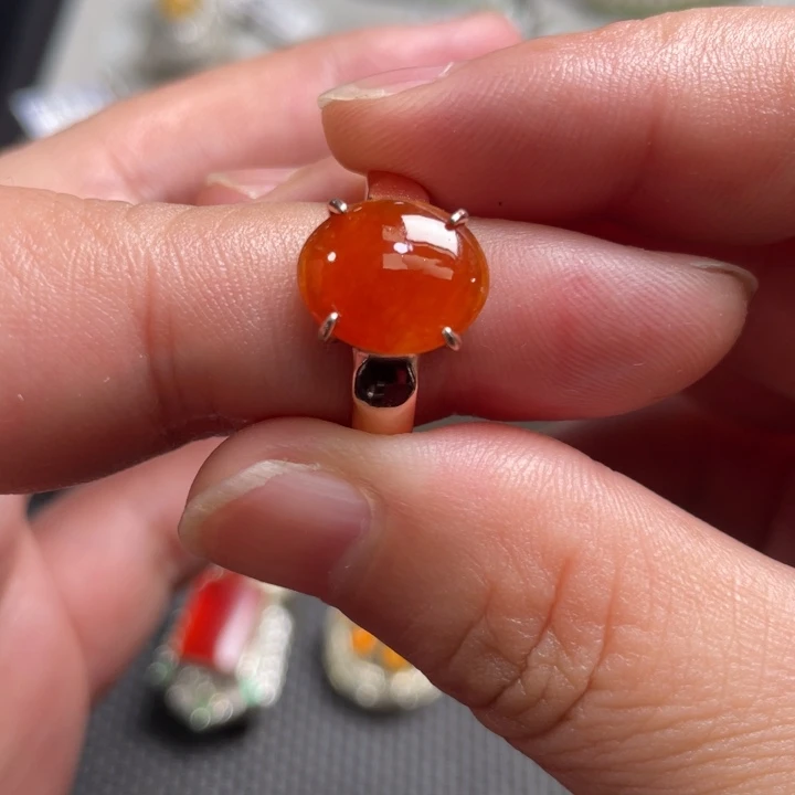 翡翠未镶嵌戒指缅甸天然翡翠