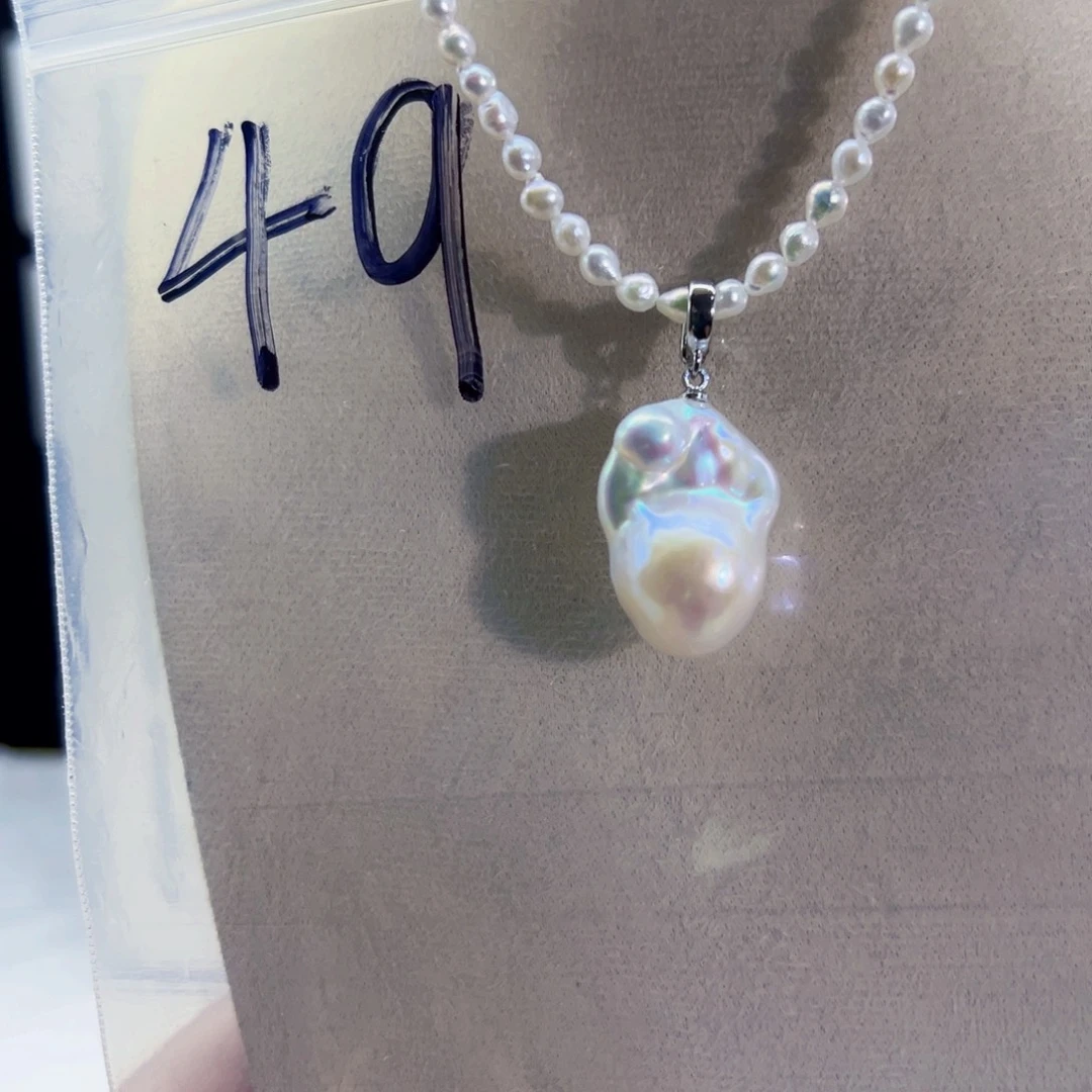 颈饰淡水珍珠合金