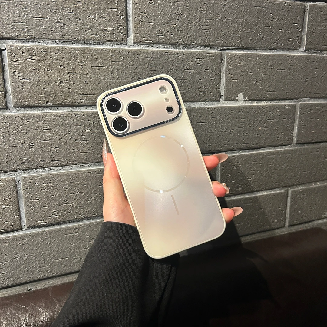 晕染渐变适用于苹果17promax手机壳玻璃网红同款数码配件轻奢男女