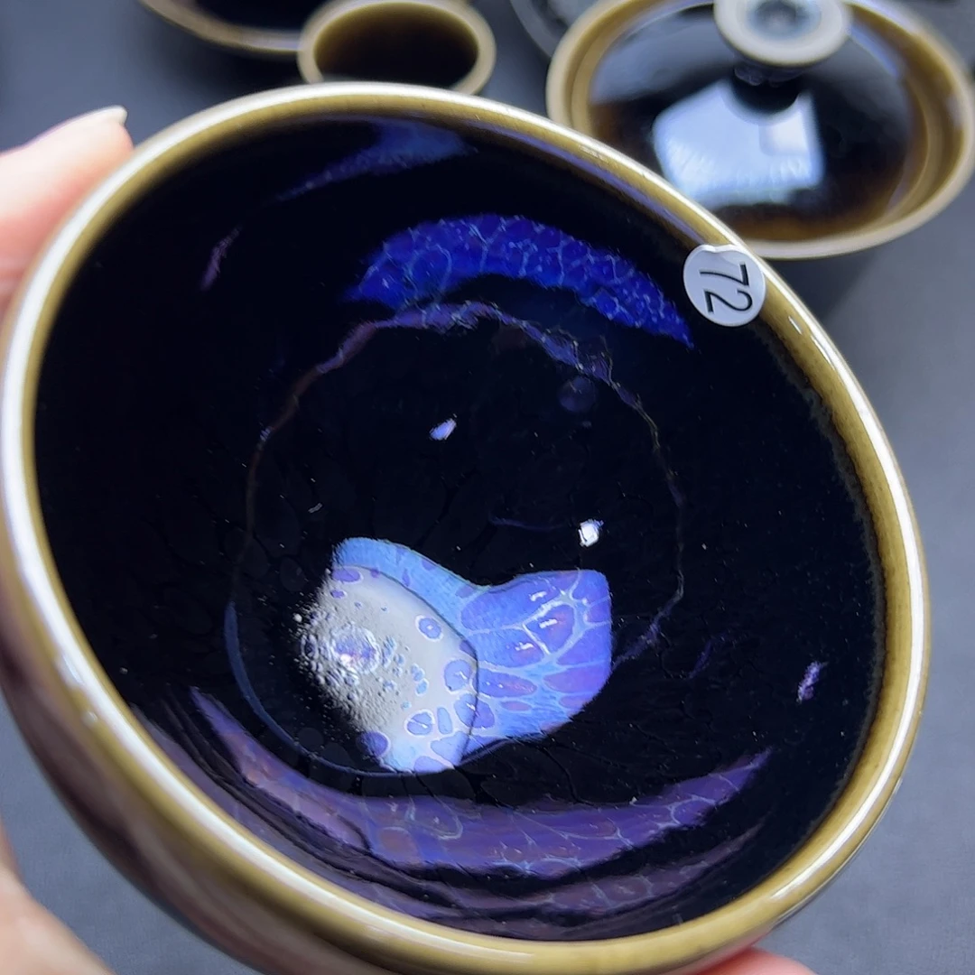 茶盏建窑建盏主人杯微瑕