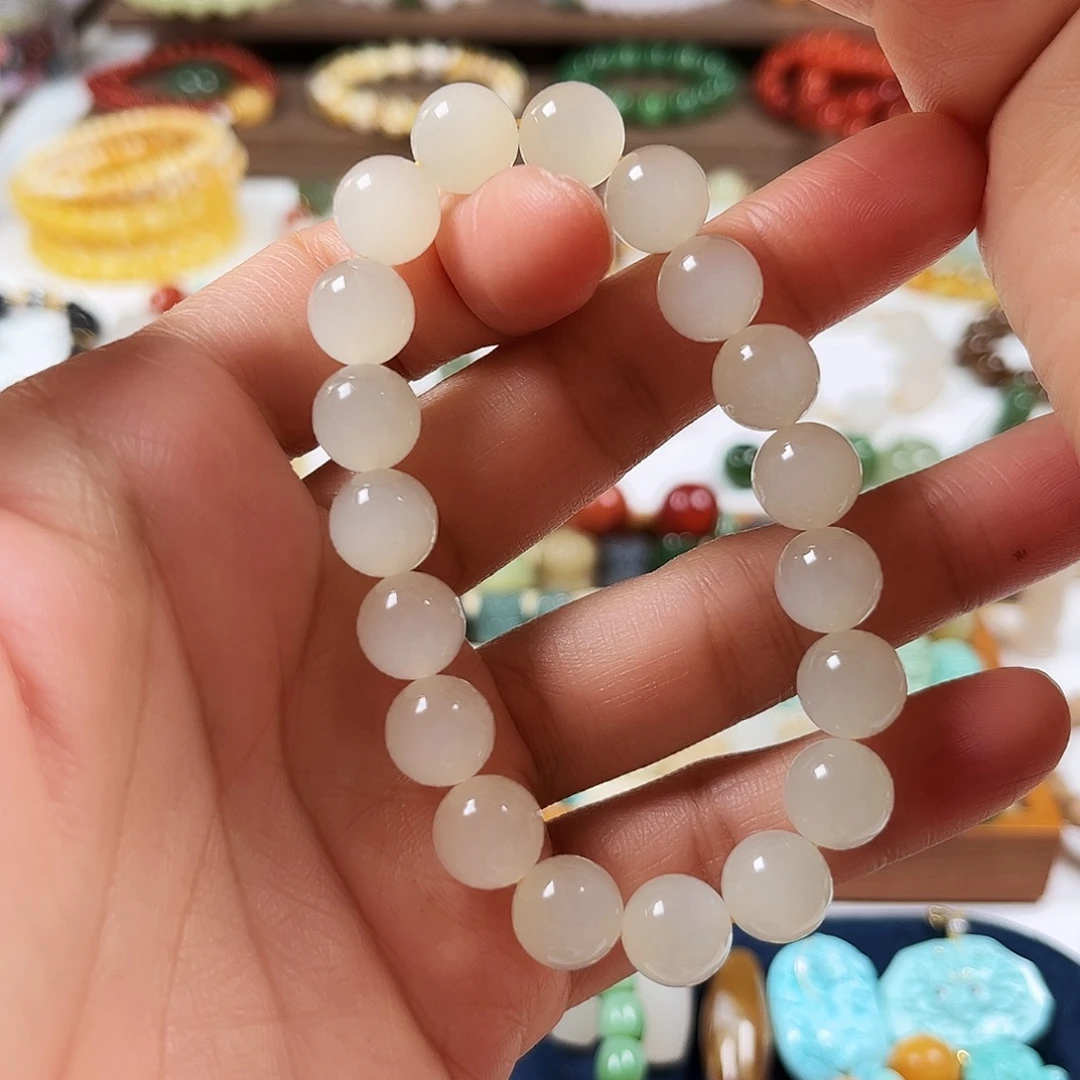 和田玉未镶嵌手链