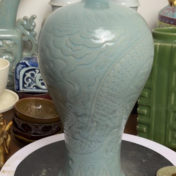 紫砂花瓶瓷器瓷器