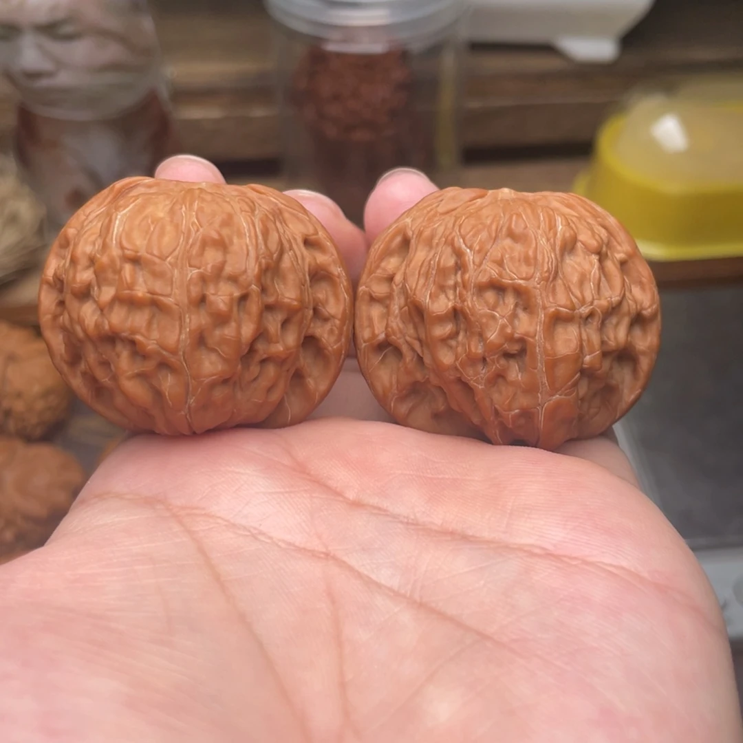 文玩核桃把件G7号42磨盘