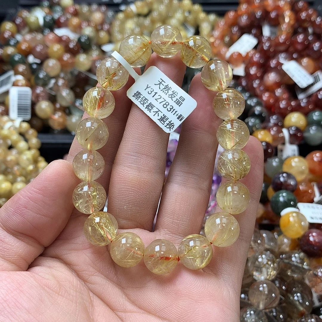 水晶手链未镶嵌，，