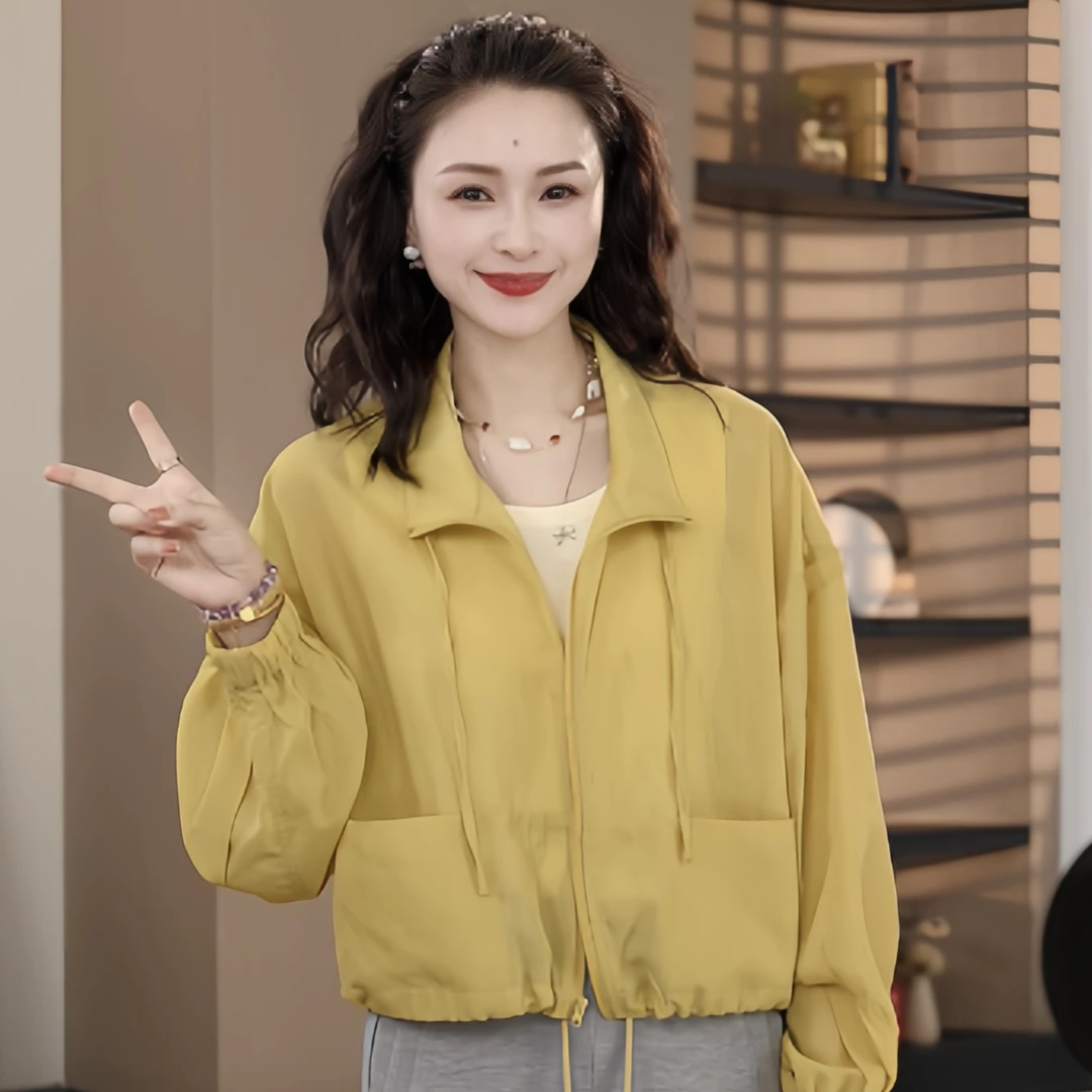 DHR COLLECTTIONS豆豆【奇遇】春夏季时尚薄防晒短外套上衣女DD1087