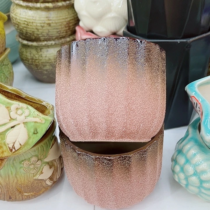 有孔.多肉陶瓷花盆！