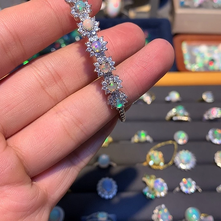 欧泊合金欧泊手链