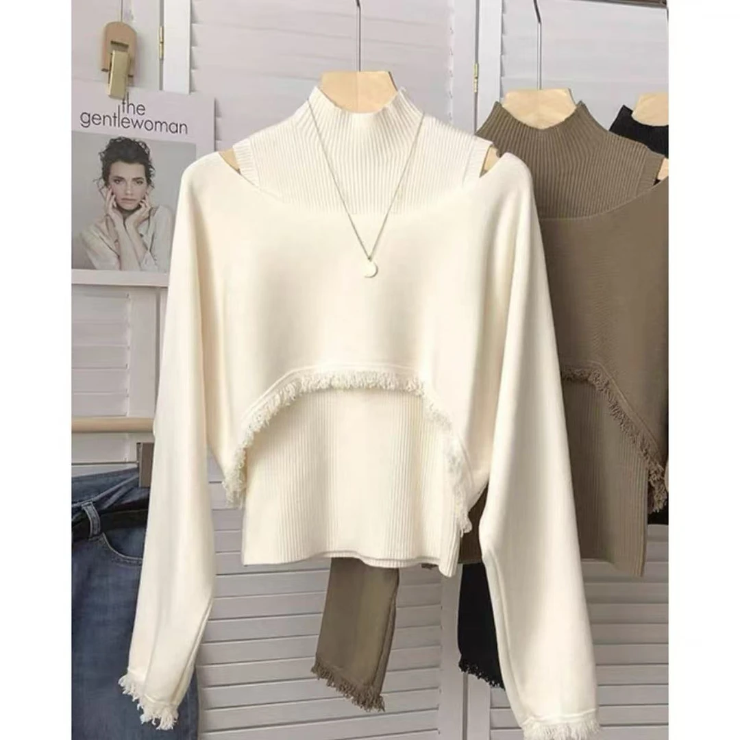 【11-8】新品两件套针织上衣