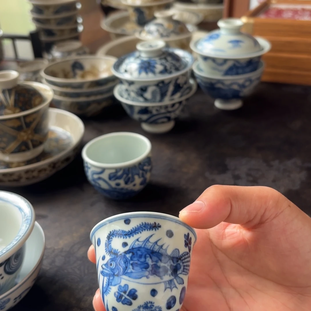 摆件景德镇手绘茶器