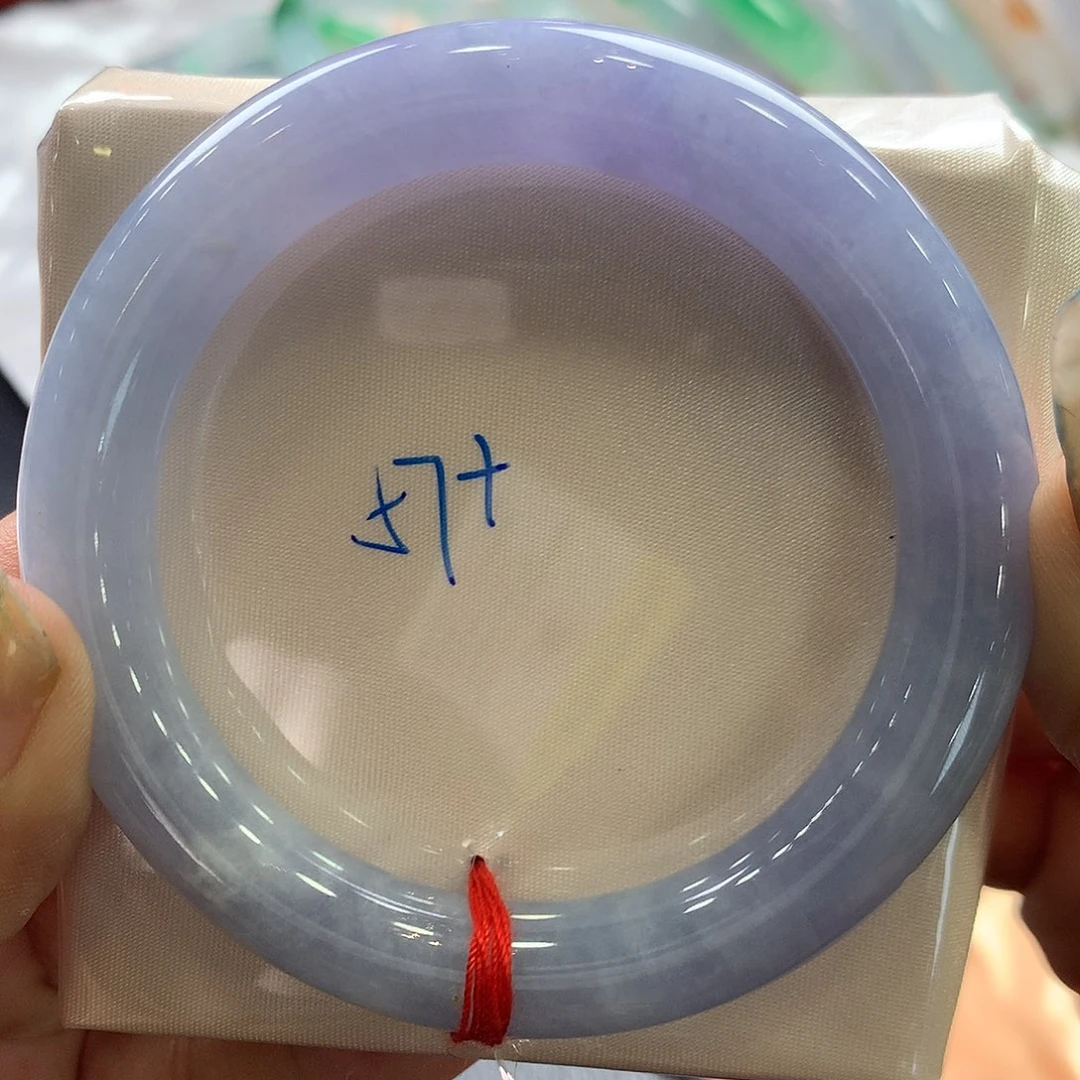 翡翠未镶嵌手镯57圆